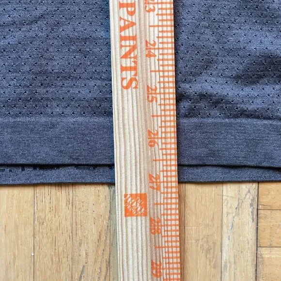 Lululemon Metal Vent Breathe Polo Men Size Large Shirt Graphite Grey Performance - Picture 9 of 9